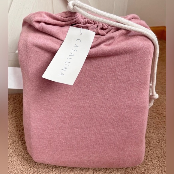 Casaluna Bedding King Jersey Solid Sheet Set Rose Casaluna Poshmark